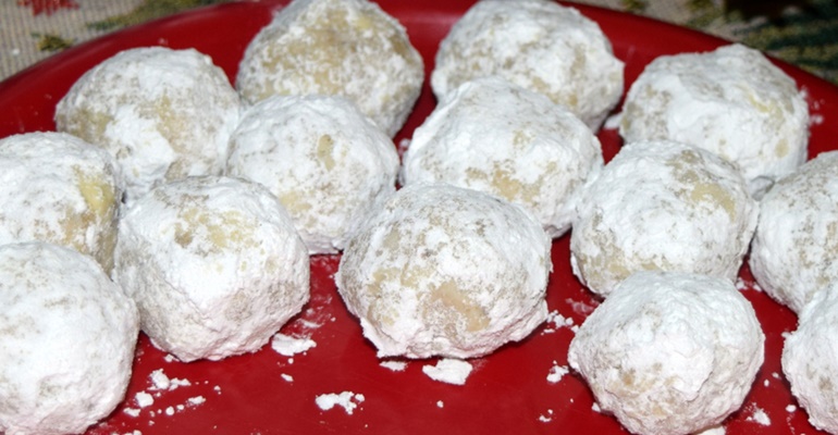 5-ingredient recipes snowball cookies