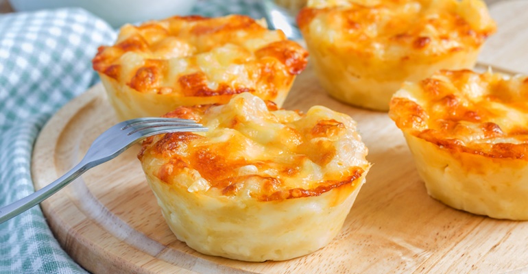 5-ingredient recipes mac and cheese muffins