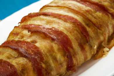 bacon wrapped chicken meatloaf